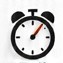 An icon representing 24/7 support, with a clock face and a headset, conveying constant availability.
