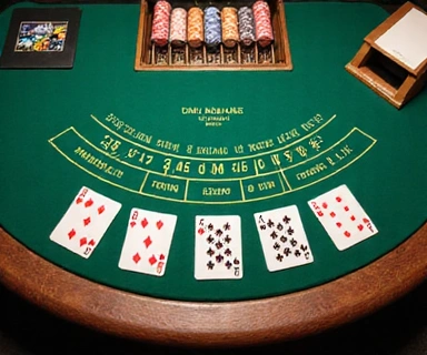 Blackjack Game with Cards